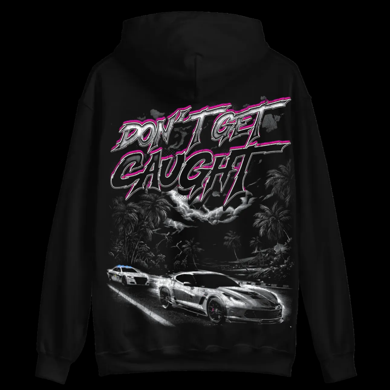 DON’T GET CAUGHT HOODIE (PINK)